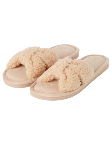 Women'secret Damen Zapatillas de Ducha Abiertas Colección Mix and Match Autumn Glow Zubehör, Standard, Rosa, Small von Women'secret