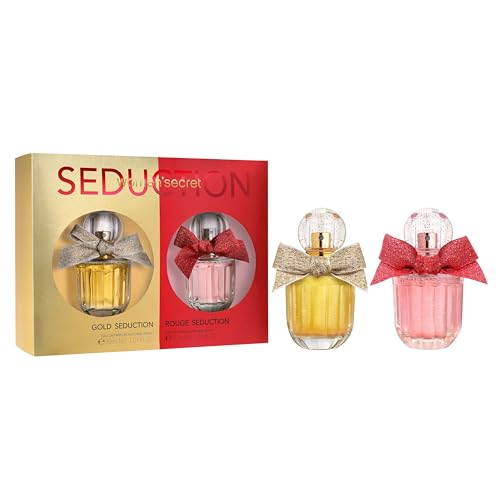women'secret Geschenkset für Damen Gold Seduction Eau de Parfum 30ml + Rogue Seduction Eau de Parfum 30ml von Women'secret