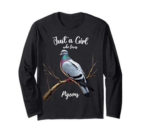 Nur EIN Mädchen, das Tauben liebt, Bird Loving Women Teens Girls Langarmshirt Nur EIN Mädchen, das Tauben liebt, Bird Loving Women Teens Girls Langarmshirt von Women who are Easily distracted by Pigeons Funny