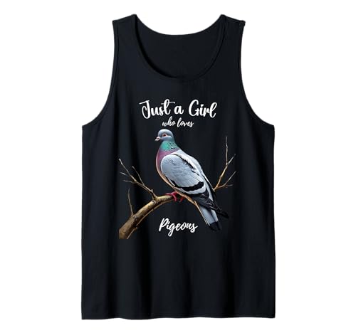 Nur EIN Mädchen, das Tauben liebt, Bird Loving Women Teens Girls Tank Top Nur EIN Mädchen, das Tauben liebt, Bird Loving Women Teens Girls Tank Top von Women who are Easily distracted by Pigeons Funny