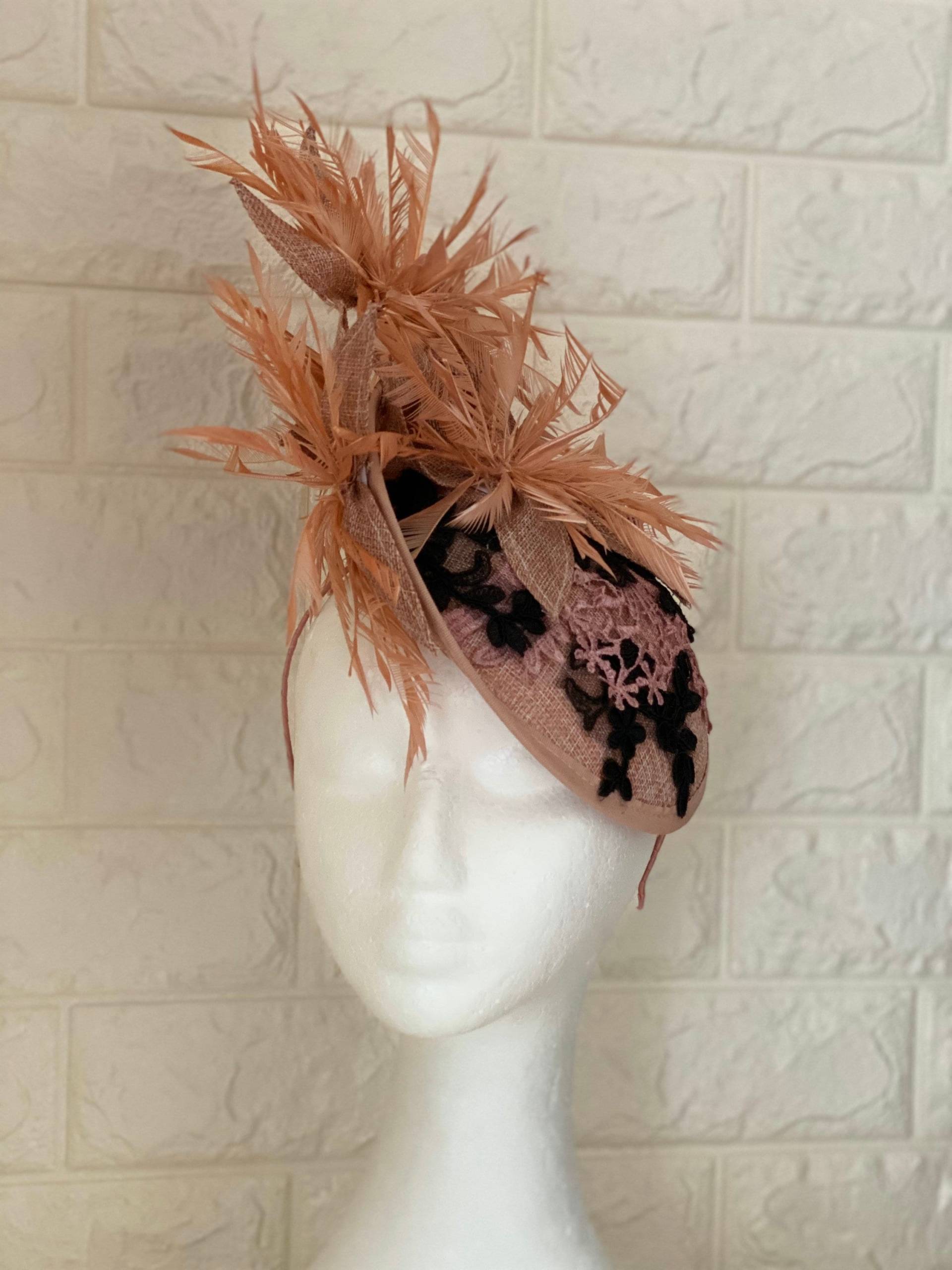 Dusty Pink Hut, Fascinator Sinamay Fascinator, Sinimay Spitzen Hochzeitshut, Cocktail Bordeaux Cup Hut Dusty Pink Hut, Fascinator Sinamay Fascinator, Sinimay Spitzen Hochzeitshut, Cocktail Bordeaux Cup Hut von WomenHatAccessories