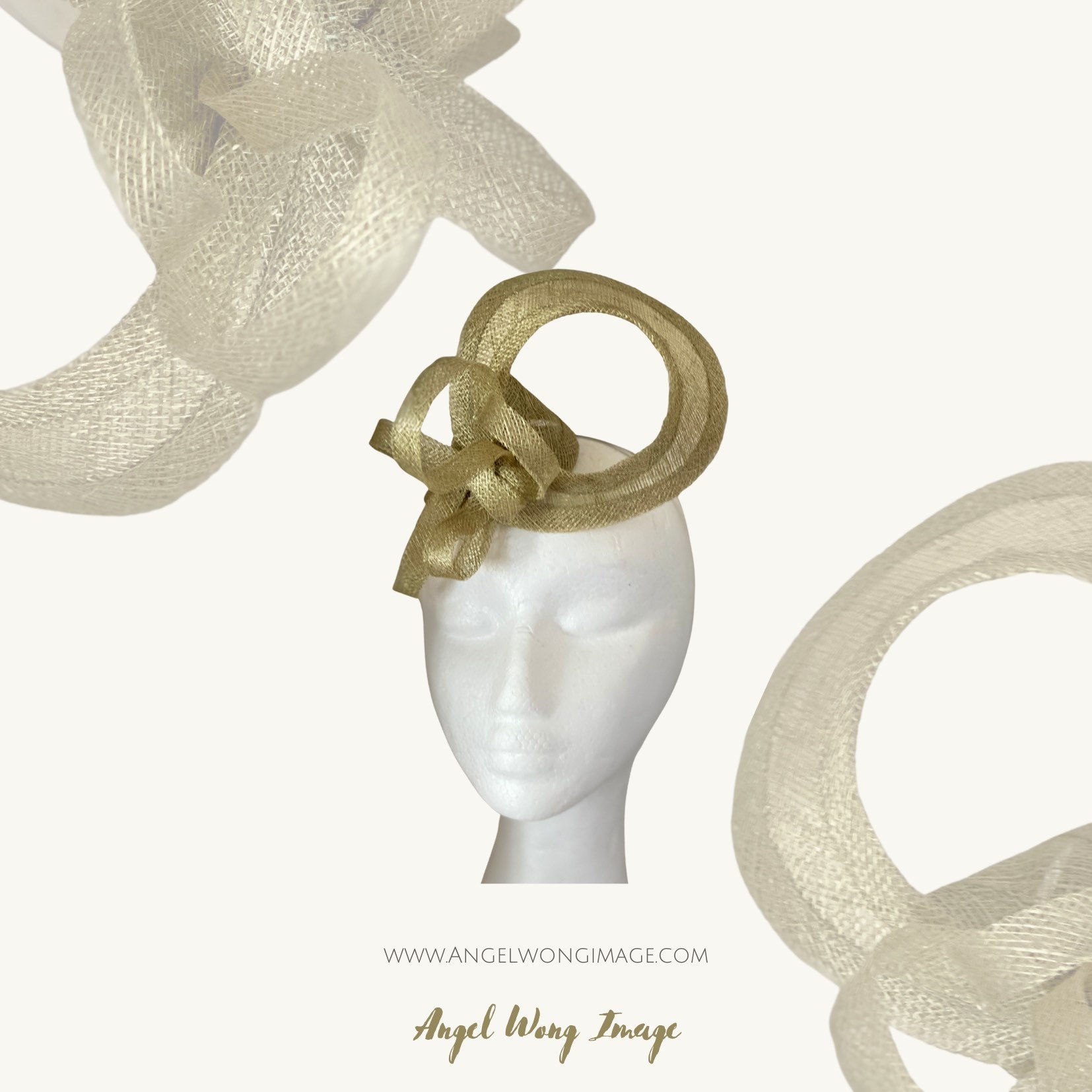 Khaki Fascinator, Sinimay Hut, Hochzeit Cocktai Kopfschmuck Khaki Fascinator, Sinimay Hut, Hochzeit Cocktai Kopfschmuck von WomenHatAccessories