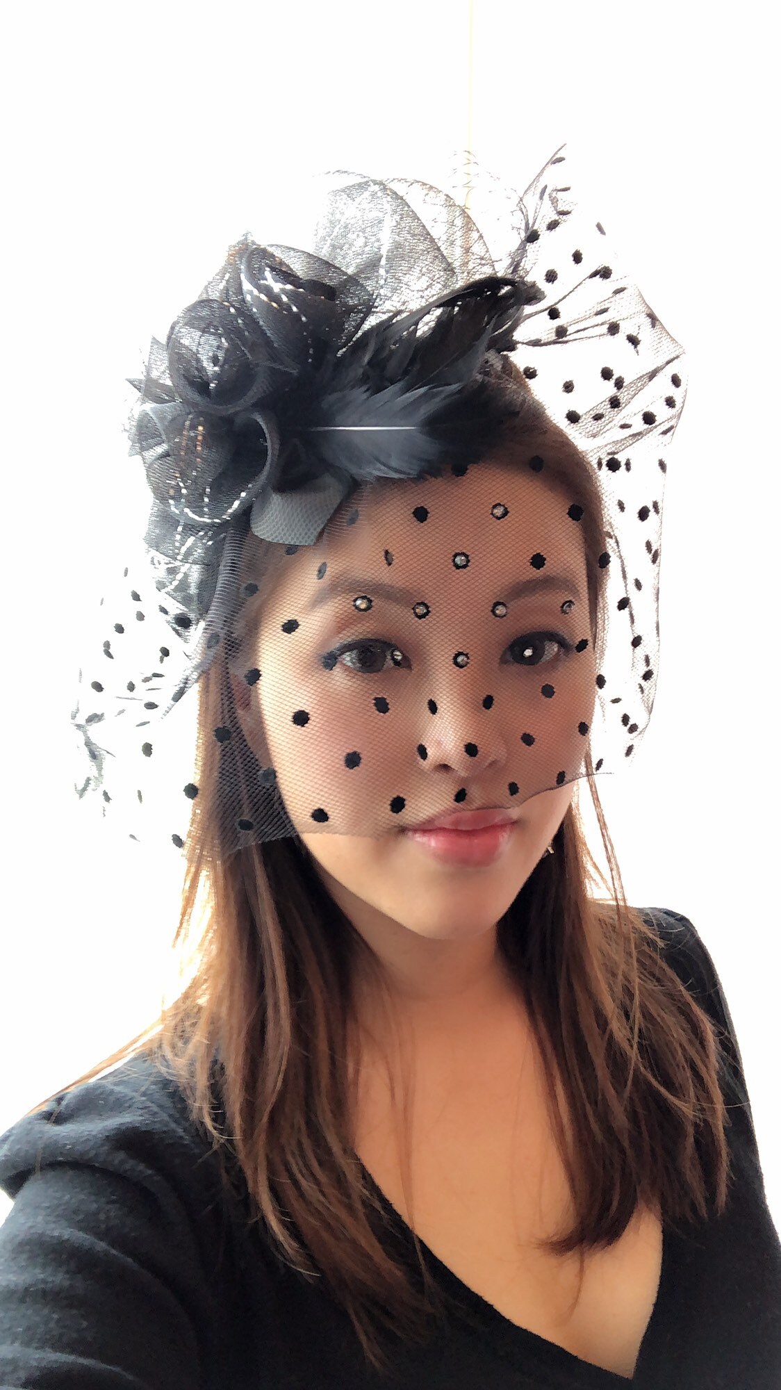 Schwarzer Fascinator, Schwarzes Spitzen-Stirnband, Cocktail-Stirnband, Fashion Stirnband, Party Fascinator Schwarzer Fascinator, Schwarzes Spitzen-Stirnband, Cocktail-Stirnband, Fashion Stirnband, Party Fascinator von WomenHatAccessories