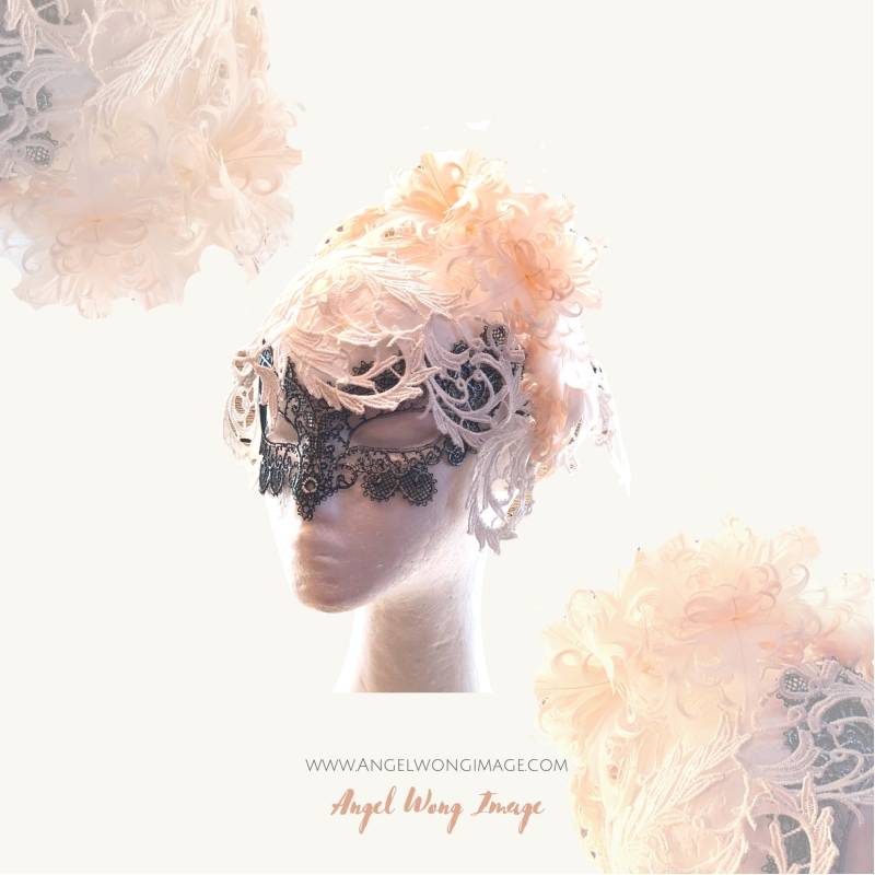 Weiße Spitze Fascinator Stirnband, Blush Blumen Weiß Federn Feder Stirnband Weiße Spitze Fascinator Stirnband, Blush Blumen Weiß Federn Feder Stirnband von WomenHatAccessories