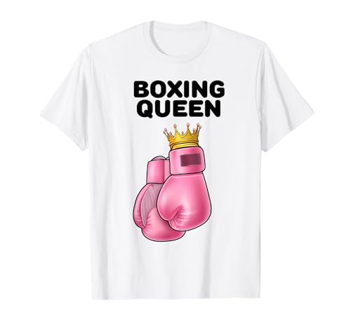 Boxing Queen Damen Box-T-Shirt, Boxer, Boxen T-Shirt von Womens Boxing Shirts for Girls