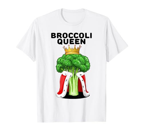 Brokkoli Queen | Damen Brokkoli Lover Shirt | Niedlicher Brokkoli T-Shirt Brokkoli Queen | Damen Brokkoli Lover Shirt | Niedlicher Brokkoli T-Shirt von Womens Broccoli Shirts