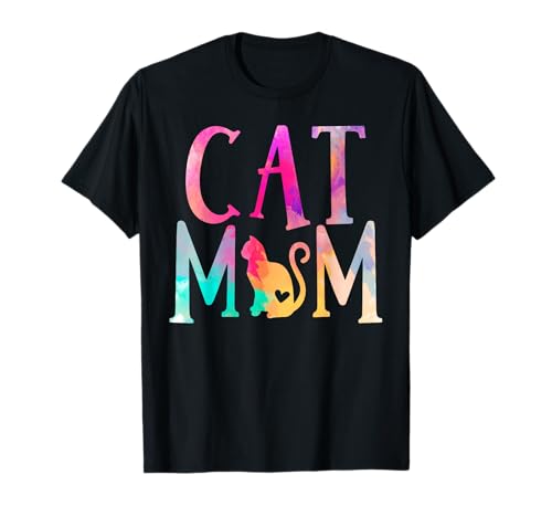 Cat Mom Water Color Funny Cat Owner Woman Mothers Day T-Shirt Cat Mom Water Color Funny Cat Owner Woman Mothers Day T-Shirt von Womens Cat Shirt