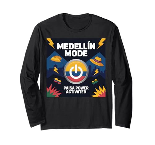 Kolumbien Flagge Medellin Junge Mädchen Kolumbian Gear Columbia Flagge Langarmshirt Kolumbien Flagge Medellin Junge Mädchen Kolumbian Gear Columbia Flagge Langarmshirt von Womens Colombia Jersey For Men Colombian Flag