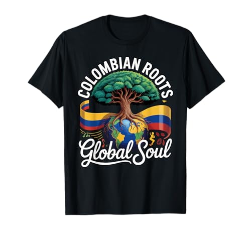 Kolumbien Flagge Wurzeln Jungen Mädchen Kolumbian Gear Columbia Flagge T-Shirt Kolumbien Flagge Wurzeln Jungen Mädchen Kolumbian Gear Columbia Flagge T-Shirt von Womens Colombia Jersey For Men Colombian Flag