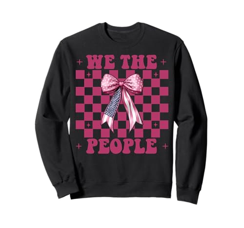 4. Juli USA Amerikanische Flagge Patriotisches Mädchen We The People Sweatshirt 4. Juli USA Amerikanische Flagge Patriotisches Mädchen We The People Sweatshirt von Womens Coquette Bow 4th of July USA Flag Gifts