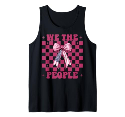 4. Juli USA Amerikanische Flagge Patriotisches Mädchen We The People Tank Top 4. Juli USA Amerikanische Flagge Patriotisches Mädchen We The People Tank Top von Womens Coquette Bow 4th of July USA Flag Gifts