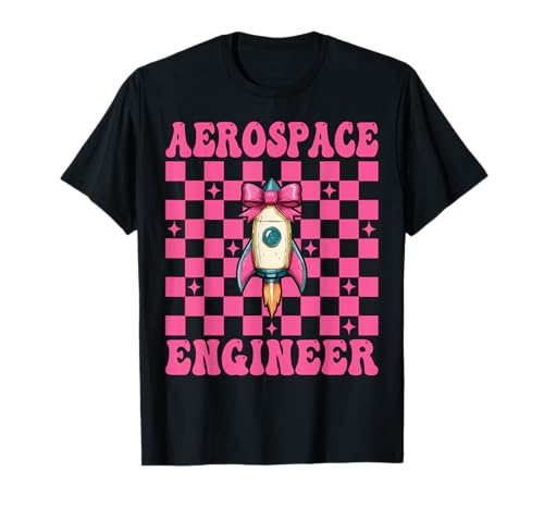 Luft- und Raumfahrtingenieur Ingenieur Aeronautical Rocket Girl Mom T-Shirt von Womens Coquette Bow Aerospace Engineer Space Gifts