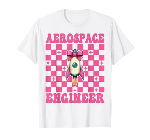 Luft- und Raumfahrtingenieur Ingenieur Aeronautical Rocket Girl Mom T-Shirt von Womens Coquette Bow Aerospace Engineer Space Gifts