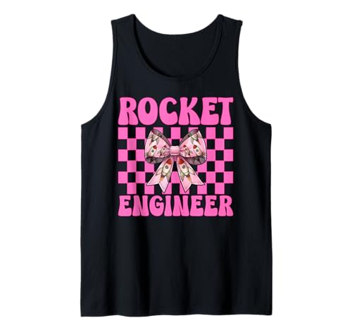 Raketeningenieur Luft- und Raumfahrtingenieur Ingenieurmädchen Mama Tank Top von Womens Coquette Bow Aerospace Engineer Space Gifts