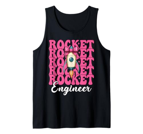 Raketeningenieur Luft- und Raumfahrtingenieur Ingenieurmädchen Mama Tank Top von Womens Coquette Bow Aerospace Engineer Space Gifts