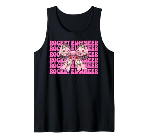 Raketeningenieur Luft- und Raumfahrtingenieur Ingenieurmädchen Mama Tank Top von Womens Coquette Bow Aerospace Engineer Space Gifts
