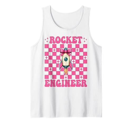 Raketeningenieur Luft- und Raumfahrtingenieur Ingenieurmädchen Mama Tank Top von Womens Coquette Bow Aerospace Engineer Space Gifts