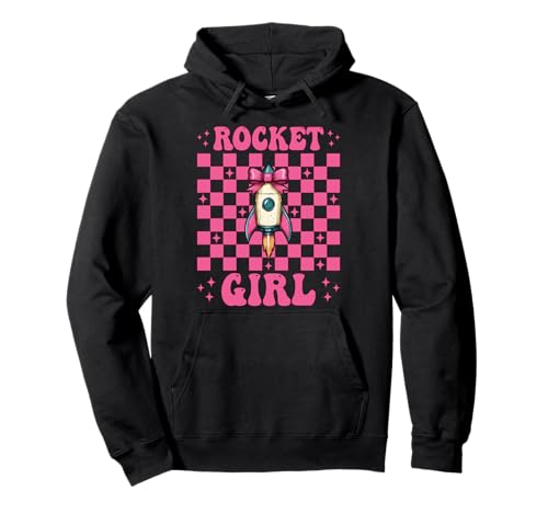 Rocket Girl Luft- und Raumfahrtingenieur, Luftfahrttechnik Pullover Hoodie von Womens Coquette Bow Aerospace Engineer Space Gifts