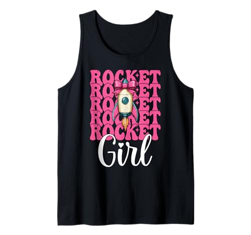 Rocket Girl Luft- und Raumfahrtingenieur, Luftfahrttechnik Tank Top von Womens Coquette Bow Aerospace Engineer Space Gifts