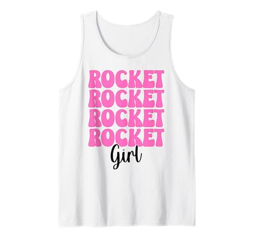 Rocket Girl Luft- und Raumfahrtingenieur, Luftfahrttechnik Tank Top von Womens Coquette Bow Aerospace Engineer Space Gifts