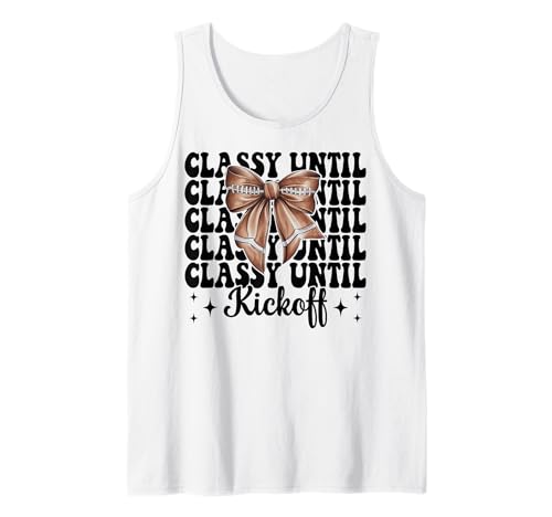 American Football-Mädchen, Mama, edel bis zum Anpfiff Tank Top American Football-Mädchen, Mama, edel bis zum Anpfiff Tank Top von Womens Coquette Bow American Football Player Gifts