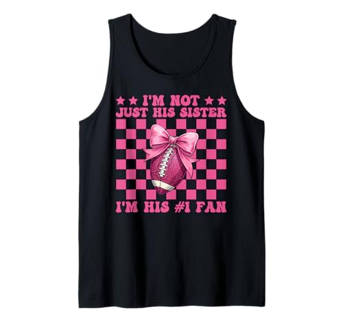 American Football Sister Girl Ich bin nicht nur seine Schwester Tank Top American Football Sister Girl Ich bin nicht nur seine Schwester Tank Top von Womens Coquette Bow American Football Player Gifts