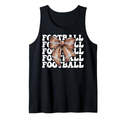 Football Girl American Football Mama Muttertag Tank Top Football Girl American Football Mama Muttertag Tank Top von Womens Coquette Bow American Football Player Gifts