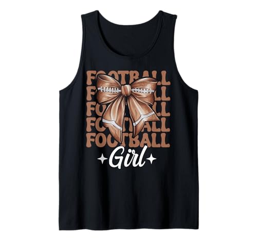 Football Girl American Football Mama Muttertag Tank Top Football Girl American Football Mama Muttertag Tank Top von Womens Coquette Bow American Football Player Gifts