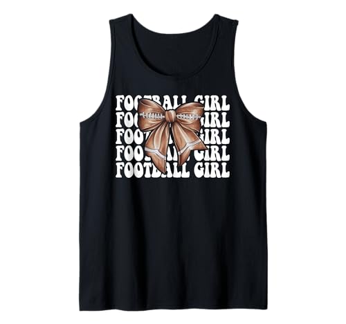 Football Girl American Football Mama Muttertag Tank Top Football Girl American Football Mama Muttertag Tank Top von Womens Coquette Bow American Football Player Gifts