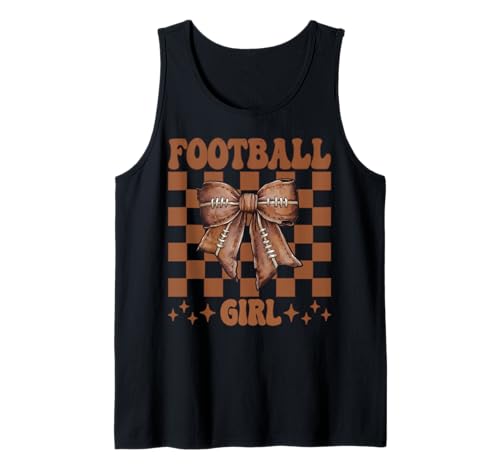 Football-Mädchen American Football-Mädchen Coquette Tank Top Football-Mädchen American Football-Mädchen Coquette Tank Top von Womens Coquette Bow American Football Player Gifts