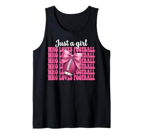 Nur ein Mädchen, das Football liebt American Football Mama Tank Top Nur ein Mädchen, das Football liebt American Football Mama Tank Top von Womens Coquette Bow American Football Player Gifts