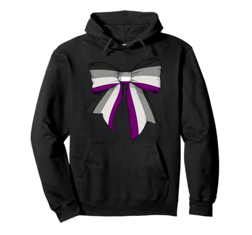 Asexual Pride Flag Ace LGBTQ Coquette Bow für Mädchen Pullover Hoodie Asexual Pride Flag Ace LGBTQ Coquette Bow für Mädchen Pullover Hoodie von Womens Coquette Bow Asexual Pride LGBTQ Gifts
