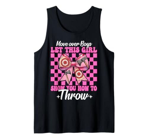 Axt Werfen Axt Werfer Lassen Sie dieses Mädchen Ihnen zeigen, wie man wirft Tank Top von Womens Coquette Bow Axe Throwing Axe Thrower Gifts