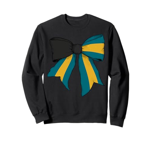 Bahamas Bahamas Bahamian Pride Flag Girl Coquette Bow Ribbon Sweatshirt Bahamas Bahamas Bahamian Pride Flag Girl Coquette Bow Ribbon Sweatshirt von Womens Coquette Bow Bahamas Heritage Flag Gifts