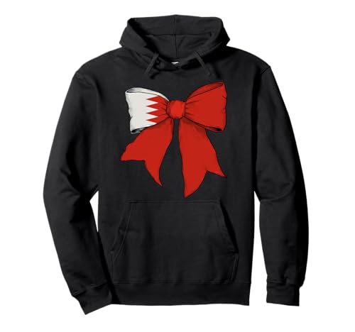 Kokettenschleifenband mit Flagge von Bahrain, für Mädchen, Flagge Bahrains Pullover Hoodie Kokettenschleifenband mit Flagge von Bahrain, für Mädchen, Flagge Bahrains Pullover Hoodie von Womens Coquette Bow Bahrain Heritage Flag Gifts