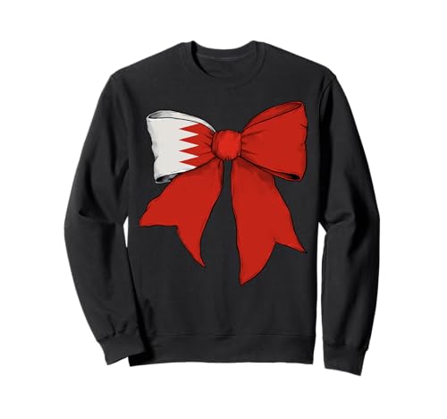 Kokettenschleifenband mit Flagge von Bahrain, für Mädchen, Flagge Bahrains Sweatshirt Kokettenschleifenband mit Flagge von Bahrain, für Mädchen, Flagge Bahrains Sweatshirt von Womens Coquette Bow Bahrain Heritage Flag Gifts
