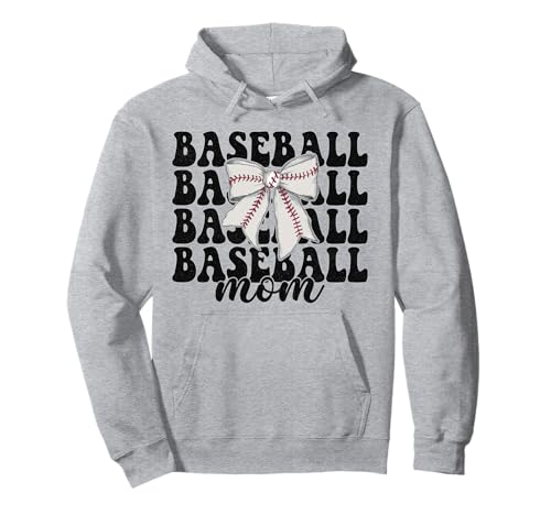 Baseball Mom Baseball Mama Muttertag Kokette Schleife Pullover Hoodie Baseball Mom Baseball Mama Muttertag Kokette Schleife Pullover Hoodie von Womens Coquette Bow Baseball Player Gifts