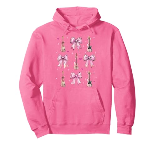 Bassspieler Instrument Gitarristin Gitarre Mädchen Kokette Bogen Pullover Hoodie Bassspieler Instrument Gitarristin Gitarre Mädchen Kokette Bogen Pullover Hoodie von Womens Coquette Bow Bass Player Instrument Gifts