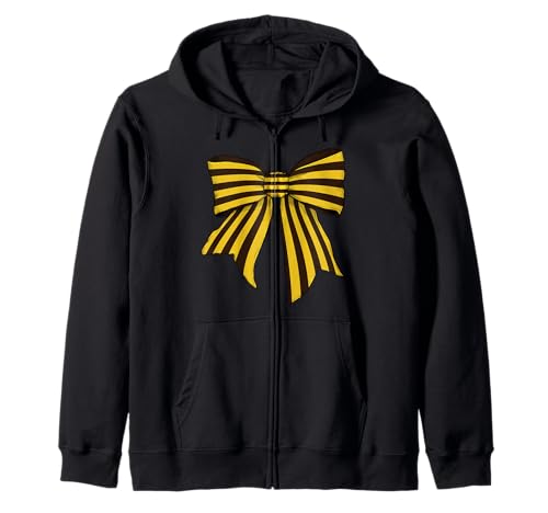 Biene gelb Streifen Muster Halloween Kostüm Mädchen Kokette Kapuzenjacke Biene gelb Streifen Muster Halloween Kostüm Mädchen Kokette Kapuzenjacke von Womens Coquette Bow Bee Yellow Gifts