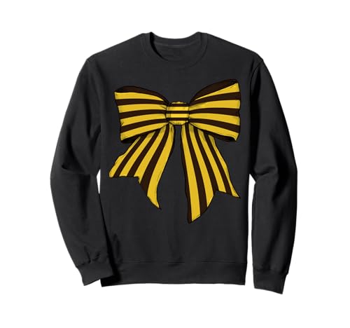 Biene gelb Streifen Muster Halloween Kostüm Mädchen Kokette Sweatshirt Biene gelb Streifen Muster Halloween Kostüm Mädchen Kokette Sweatshirt von Womens Coquette Bow Bee Yellow Gifts