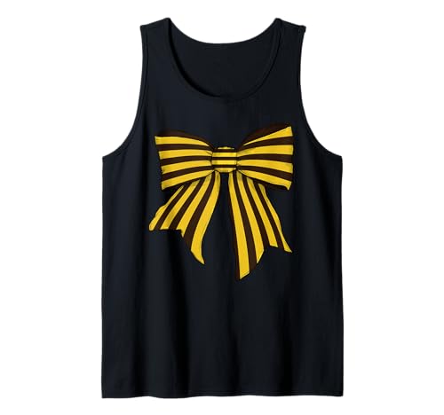 Biene gelb Streifen Muster Halloween Kostüm Mädchen Kokette Tank Top Biene gelb Streifen Muster Halloween Kostüm Mädchen Kokette Tank Top von Womens Coquette Bow Bee Yellow Gifts
