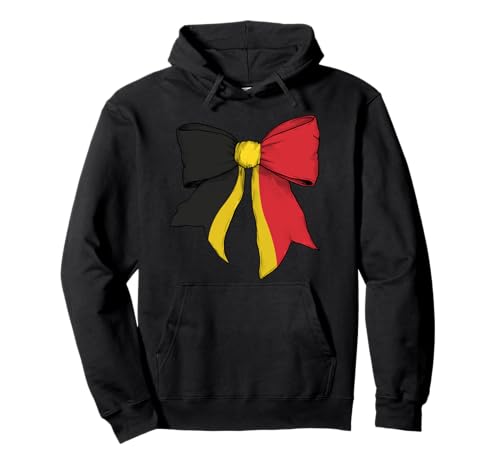 Belgien Belgien Pride Flag Girl Coquette Bow Ribbon Pullover Hoodie Belgien Belgien Pride Flag Girl Coquette Bow Ribbon Pullover Hoodie von Womens Coquette Bow Belgium Heritage Flag Gifts