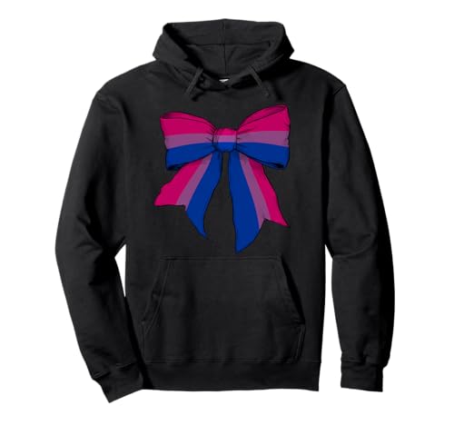 Bisexual Pride Bi Flag LGBTQ Girl Kokette Bow Pullover Hoodie Bisexual Pride Bi Flag LGBTQ Girl Kokette Bow Pullover Hoodie von Womens Coquette Bow Bisexual Pride LGBTQ Gifts