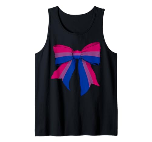 Bisexual Pride Bi Flag LGBTQ Girl Kokette Bow Tank Top Bisexual Pride Bi Flag LGBTQ Girl Kokette Bow Tank Top von Womens Coquette Bow Bisexual Pride LGBTQ Gifts