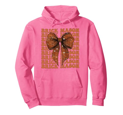 Schleifenband für Mädchen, Kokette Pullover Hoodie Schleifenband für Mädchen, Kokette Pullover Hoodie von Womens Coquette Bow Brick Mason Masonry Gifts