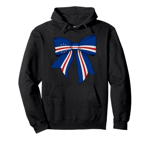 Cabo Verde Burundian Pride Flag Girl Coquette Schleife Band Pullover Hoodie Cabo Verde Burundian Pride Flag Girl Coquette Schleife Band Pullover Hoodie von Womens Coquette Bow Cabo Verde Heritage Flag Gifts