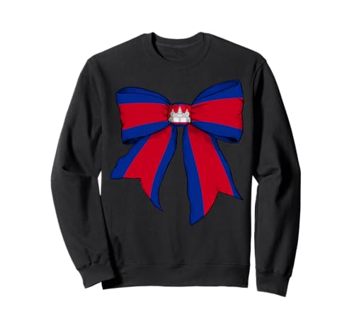 Kambodscha Kambodscha Pride Flagge Mädchen Kokette Schleife Band Sweatshirt Kambodscha Kambodscha Pride Flagge Mädchen Kokette Schleife Band Sweatshirt von Womens Coquette Bow Cambodia Heritage Flag Gifts