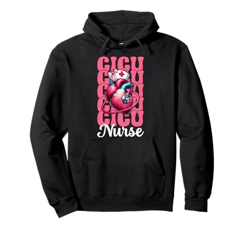 CICU Krankenschwester Herzkrankenschwester VICU ICU Kardiologie Mädchen Mama Pullover Hoodie CICU Krankenschwester Herzkrankenschwester VICU ICU Kardiologie Mädchen Mama Pullover Hoodie von Womens Coquette Bow Cardiac Nurse Cardiology Gifts