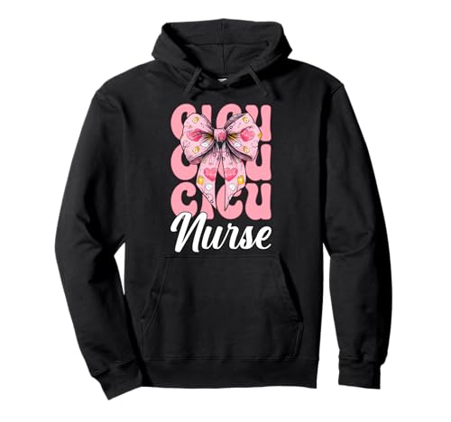 CICU Krankenschwester Herzkrankenschwester VICU ICU Kardiologie Mädchen Mama Pullover Hoodie CICU Krankenschwester Herzkrankenschwester VICU ICU Kardiologie Mädchen Mama Pullover Hoodie von Womens Coquette Bow Cardiac Nurse Cardiology Gifts