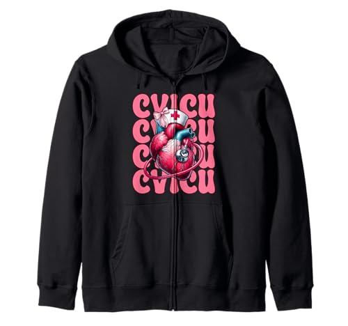CVICU Herzkrankenschwester VICU ICU CICU Kardiologie Mädchen Mama Kapuzenjacke CVICU Herzkrankenschwester VICU ICU CICU Kardiologie Mädchen Mama Kapuzenjacke von Womens Coquette Bow Cardiac Nurse Cardiology Gifts